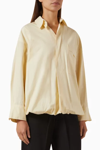 قميص بأزرار قطن