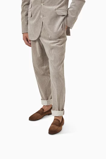 Carlo Penny Loafers in Suede