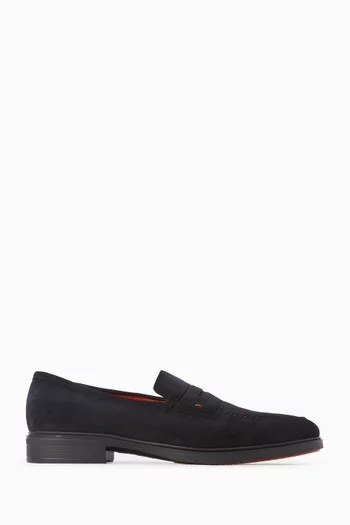 Easy Penny Loafers in Suede