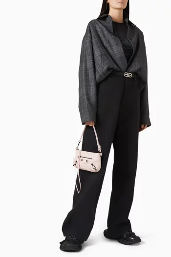 Le City Pouch on Strap in Arena Lambskin
