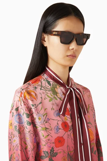 Miami Square-frame Sunglasses in Acetate