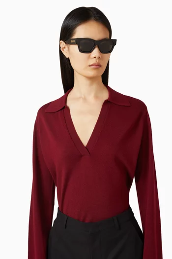 Miami Square-frame Sunglasses in Acetate