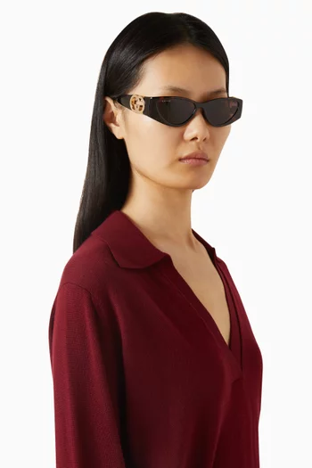 Hailey Oval Sunglasses