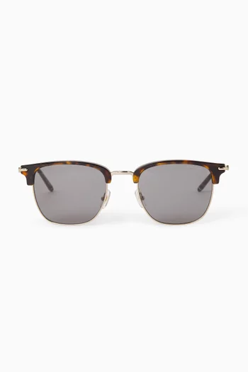 D-frame Sunglasses in Acetate & Metal
