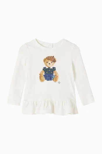 Polo Bear Top in Cotton