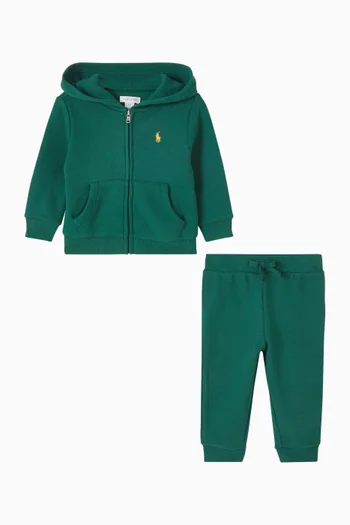 Polo Pony Tracksuit Set in Cotton-blend