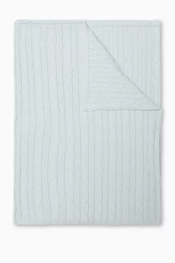 Cable-knit Baby Blanket