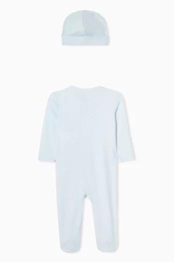 Printed Pyjama & Beanie Set