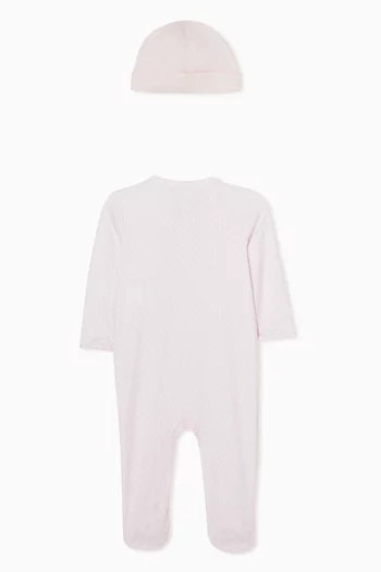 Printed Pyjama & Beanie Set