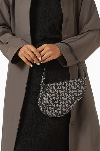 2000s Trotter Saddle Bag in Monogram Canvas