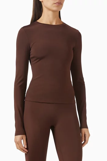 Gloss Long Sleeve Top