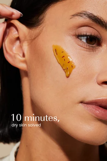 قناع الوجه المرطب بالزعفران والعسل الذهبي، 60 ملل