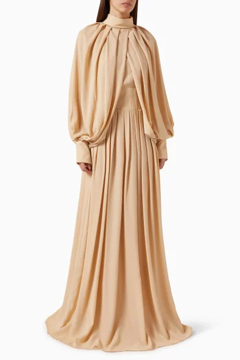 Elaine Draped Maxi Dress