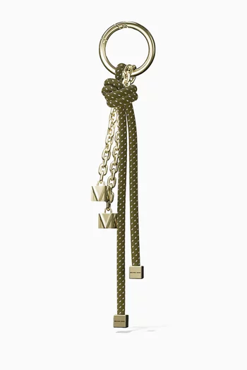 حلية حقيبة بتصميم سلسلة بشعار الماركة