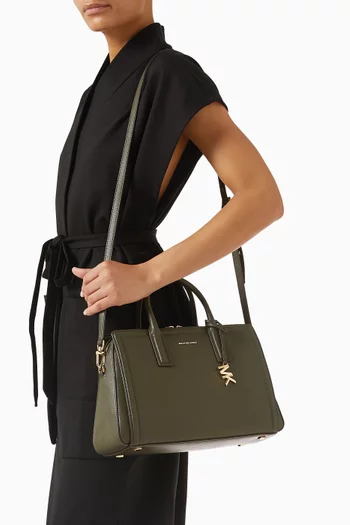 Medium Laila Satchel in Leather