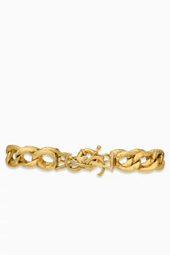 سوار بتصميم سلسلة بشعار كاساندر معدن