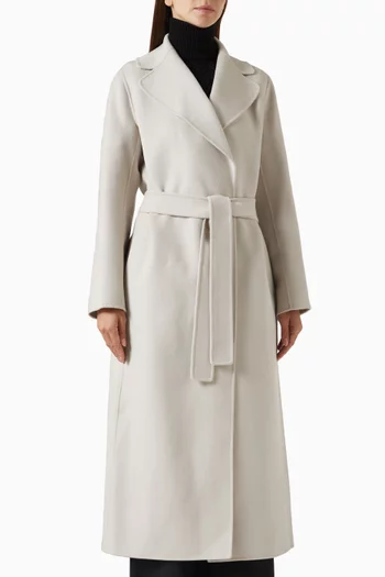Poldo Wrap Coat in Wool