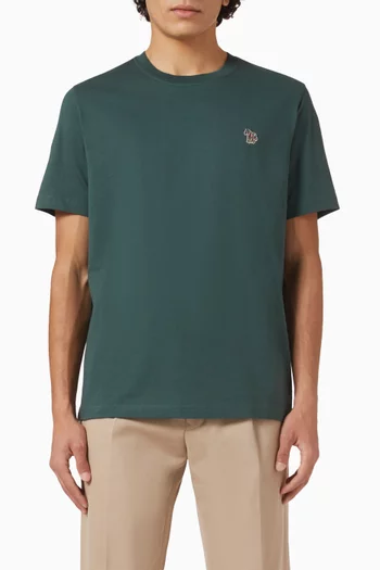 Zebra Patch T-shirt in Cotton