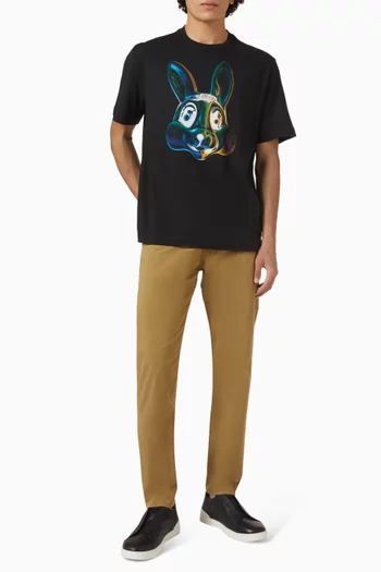 Rabbit T-shirt in Cotton