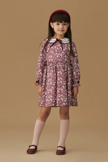 فستان ليانا بنقشة زهور 