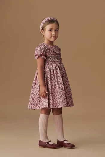 فستان سيلفانا قطن عضوي بكشكش