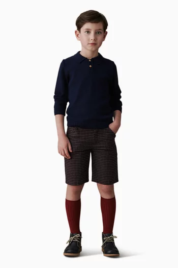 سترة بأزرار صوف مارينو