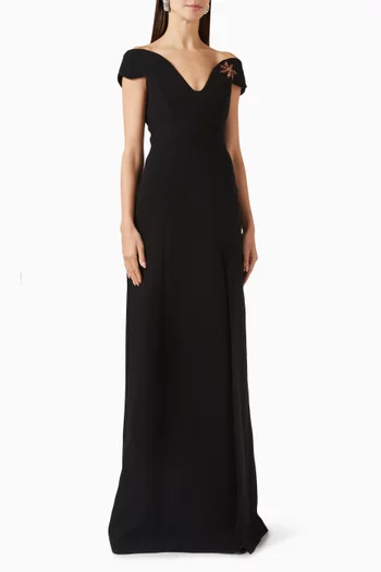 Bead-embellished Gown