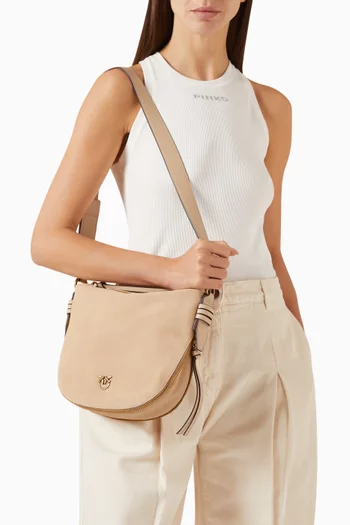 Mini Hobo Bag in Suede