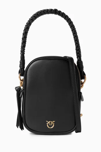 حقيبة صغيرة بيد علوية جلد