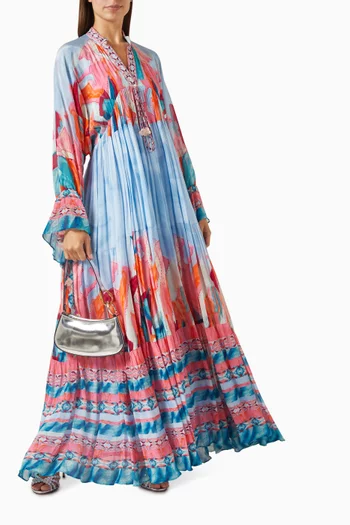 Floral-print Maxi Dress