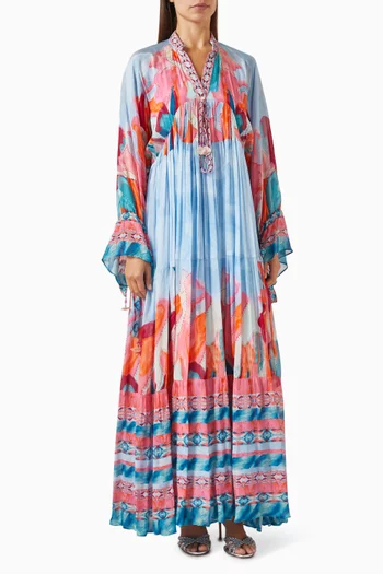 Floral-print Maxi Dress