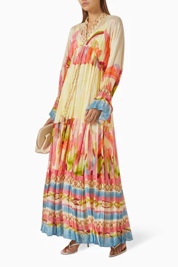 Floral-print Maxi Dress