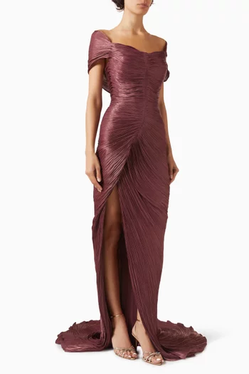 Draped Maxi Dress