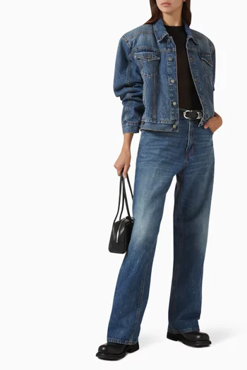 Renee Boxy Jacket in Denim