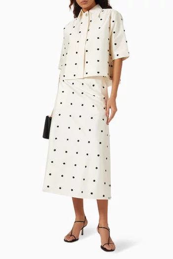 Daphne Polka-dot Skirt