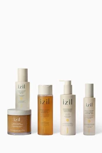 مجموعة روتين العسل والكراميل الدافئة للعناية بالجسم، توفير 20%