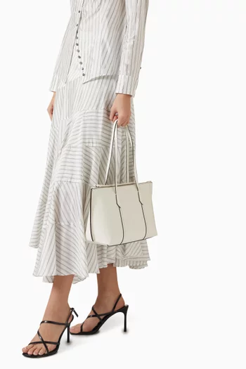 x BonBon Small Perry Zip Tote Bag in Leather