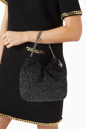 Mini Fleming Embellished Hobo Bag