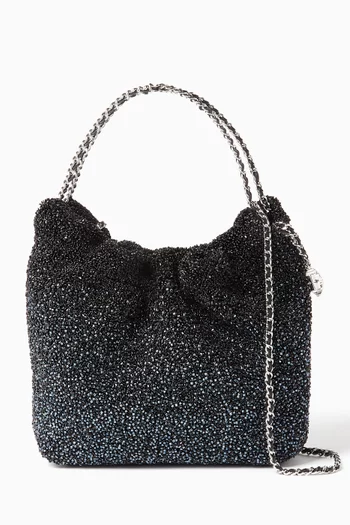 Mini Fleming Embellished Hobo Bag