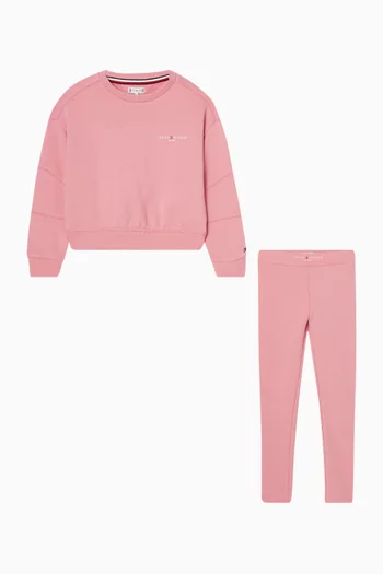 Logo Sweatshirt & Leggings Set