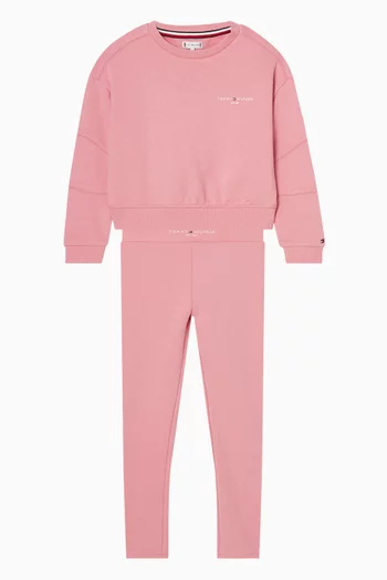 Logo Sweatshirt & Leggings Set