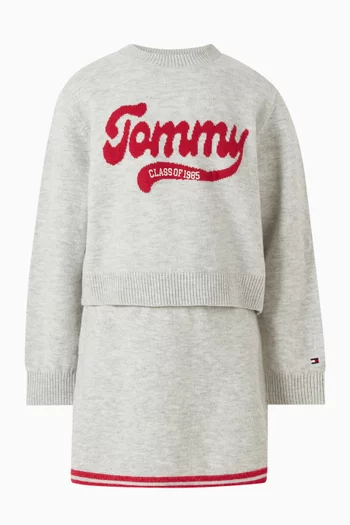 Logo Sweater in Knit