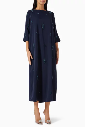 قفطان مطرز بالترتر