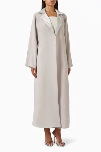 عباية مطرزة بلؤلؤ