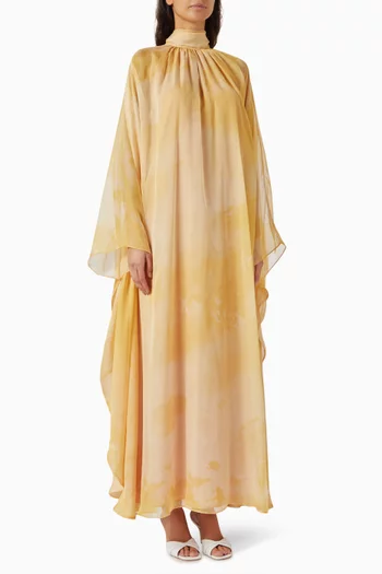 قفطان بأكمام كاب شيفون