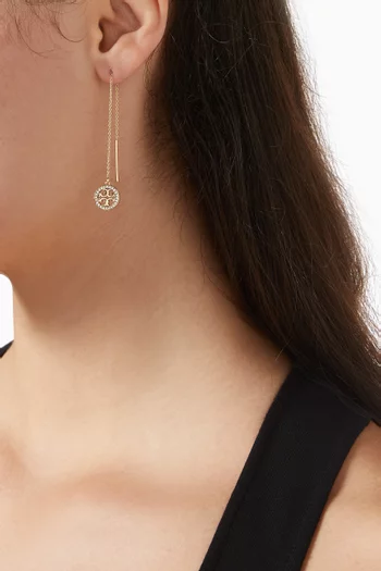 Miller Pave Threader Earrings