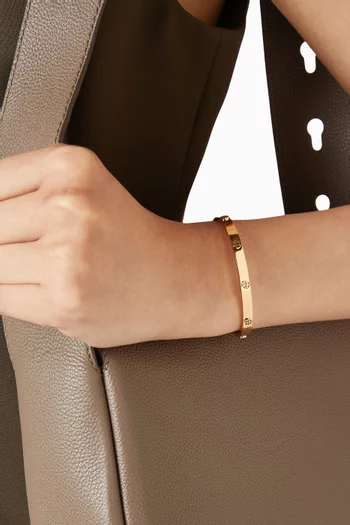 سوار ميلر رفيع ستانلس ستيل بلون ذهبي