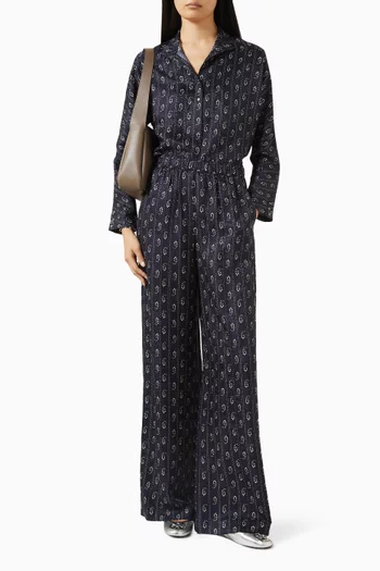 Jacquard Top in Viscose Blend