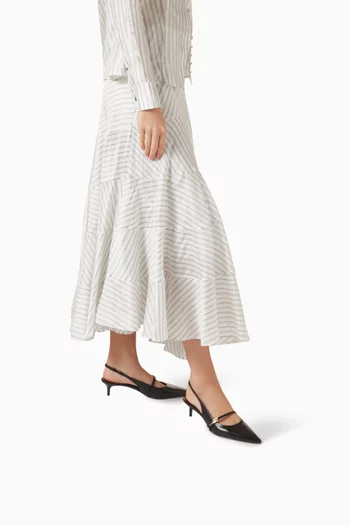 Double T Buckle 45 Mary Jane Pumps