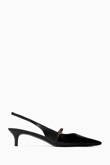 Double T Buckle 45 Mary Jane Pumps